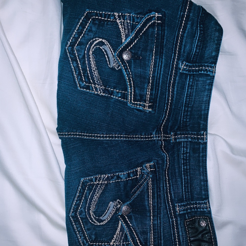 Silver jeans